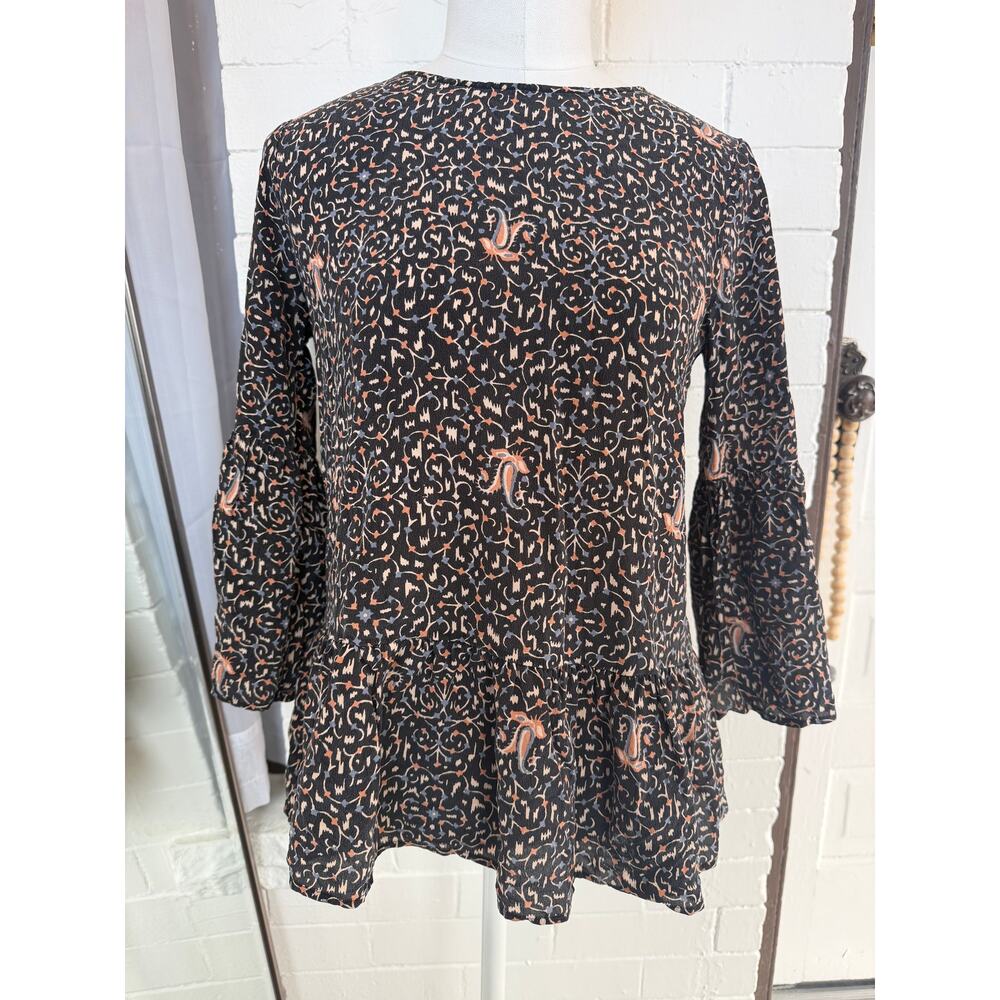 Madewell Silk Ruffle Shirt